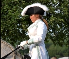 14) Milano Horse Show :amazzone della scuola spagnola in abiti barocchi