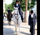 2) Milano Horse Show : amazzoni in vestito dell'epoca