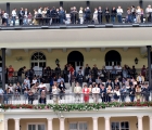 31) Un affollata Tribuna Proprietari in attesa del GP di Milano