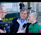 13)Raffaele Biondi e Convertino (rispettivamente allenatore e fantino di Blu Petraeus) intervistati da Luca Galbiati( 13-04-13)