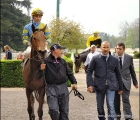 Air Mail ( Sc. Chimax) con in sella Dario Vargiu  rientra vincitore del Premio Zanoletti