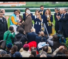 La premiazione del GP Jockey Club 2013