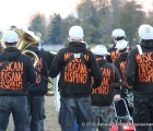 I Musicanti di San Crispino seguono la carrozza con il team di Anaking, vincitore della Gran Corsa Siepi di Milano (G1) 