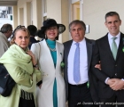 Da sinistra: la dott.ssa Rocca, la sig.ra Luisa Marzullo, Raffaele Biondi, il dott. Marzullo (Amm. Delegato Trenno S.p.A.)