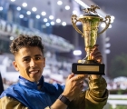 Young winner at the Doha races
