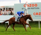 Hurricane Lane and William Buick win the Cazoo St Leger at Donca