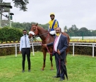 Premiazione S. Padmanabhan -trained SPORTING MEMORIES (No 05), Ridden by P. Trevor, wins The World Soil Day Plate (1600m), 3 12 2020, Bangalore India
