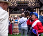 Inspiral, Frankie Dettori and John Gosden in the Deauville winner’s enclosure