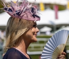 Lady owner at Goodwood