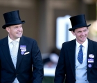 Chris Waller (left) and Charlie Duckworth after Nature Strip’s brilliant Royal Ascot display