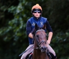 baaeed-and-his-lad-ricky-hall-in-newmarket-on-sunday-morning-18-09-2022-uk