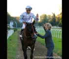 Cristian Demuro rientra vincitore del Premio Elena e Sergio Cumani G3 in sella a Silver Step