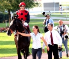 Cristophe Soumillon con la giubba del Sig. John Manley