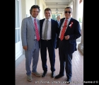 Da destra il dott. Salice, Stefano Botti e Bruno Grizzetti.