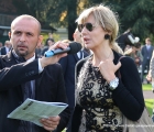 Max Bertolini intervista Silvia Casati allenatrice di Dratonta, al tondino del Premio Madonnina 