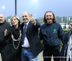 L 'allenatore Luigi Biagetti ed i componenti del team di Lohit