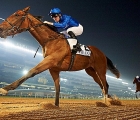 Winter Lightning wins the One Thousand Guineas at Meydan Racecourse