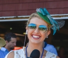 Acacia Courtney on Whitney Day at Saratoga Race Course, NY (8.4.2018)