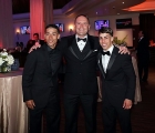 (L-R) Jose Ortiz, Chad Brown, and Irad Ortiz Jr. at the Eclipse Awards in January at Gulfstream Park, now the best winners in USA