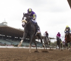 Honor A. P. (Honor Code) dominating winner of GI Runhappy Santa Anita Derby USA, 06 06 2020.