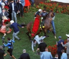 Authentic wheels in the Kentucky Derby winner’s circle, USA, 06 09 2020