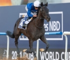 Rebel’s Romance in the G2 UAE Derby at Meydan, UAE, on Dubai World Cup Night, Saturday, 27 March 2021 Godolphin