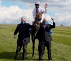 kevin-manning-and-the-travelling-staff-from-jim-bolgers-yard-celebrate-after-poetic-flares-qipco-2000-guineas-victory-at-newmarket-uk-01-05-2021