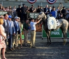 Essential Quality joins his connections in the winner’s circle