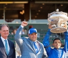 jimmy-bell-brad-cox-and-luis-saez-celebrate-their-belmont-stakes-victory