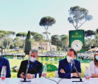 Nella foto il vincitore David Will con (da sinistra) Stefan Muller – Direttore Generale Rolex Italia, Vito Cozzoli – Presidente e Amministratore Delegato ‘Sport e Salute’