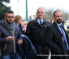 Il Senatore Roberto Mura al centro ed il Sindaco di Opera Ettore Fusco a destra