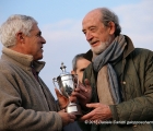 L'allenatore di Ceffone, Marco Gasparini viene premiato per la vittoria