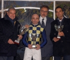 Dario Vargiu premiato per la vittoria del Premio U.N.I.R.E. con Time To Choose a Napoli - Agnano- Galoppo