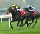 Law Enforcement montato da Stephane Pasquier vince il Gran Criterium (G1), 2° Sorella Bella con in sella Sam Hitchcott