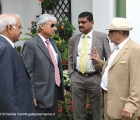 Area Vip: da destra il Dr. Poonawalla ( Poonawalla Stud Farms), Mr. Satish R. Iyer (Registrar, Indian Stud Book) 