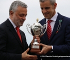 Il Dr. Stefano Marzullo a destra premia per la vittoria di Kaspersky nel Premio Carlo Vittadini (G3)