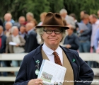 Claudio Gobbi, giornalista del Corriere della Sera, al tondino del GP Federico Tesio (G2), Ippodromo San Siro Milano Galoppo