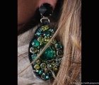 Un fantastico orecchino in tema per la giornata green touch del Premio Di Capua