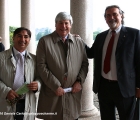 Da sinistra: l'agente Marco Bozzi (ITS), Mr. Joe Hernon Manager Castlehyde (Coolmore), Daniele Fortuzzi di Galoppo & Charme