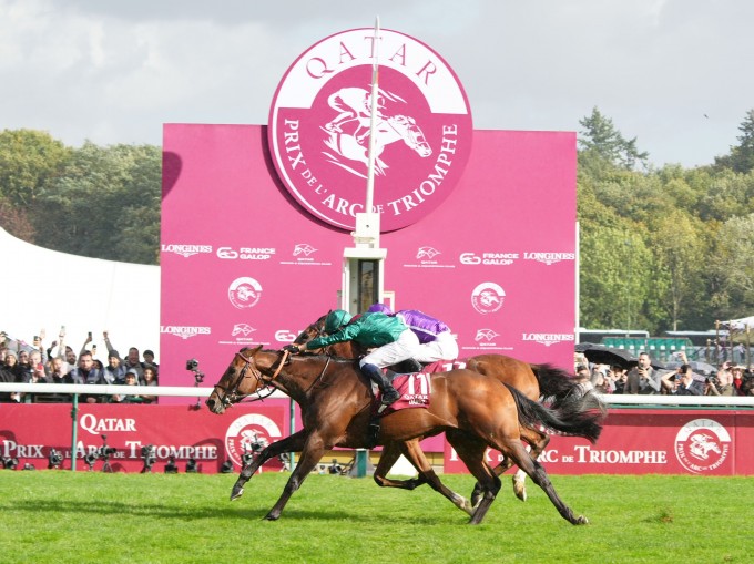 Dimanche 05 Octobre 2025;Paris Longchamp;QATAR PRIX DE L'ARC DE TRIOMPHE - G1 - QUINTE +;Mickaël BARZALONA;Françis-Henri GRAFFARD;AGA KHAN STUDS SC;SCOOPDYGA - DESBRIEL Valentin